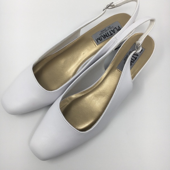 Platinum Collection By Jade White 1.2 inches heel - Picture 11 of 16